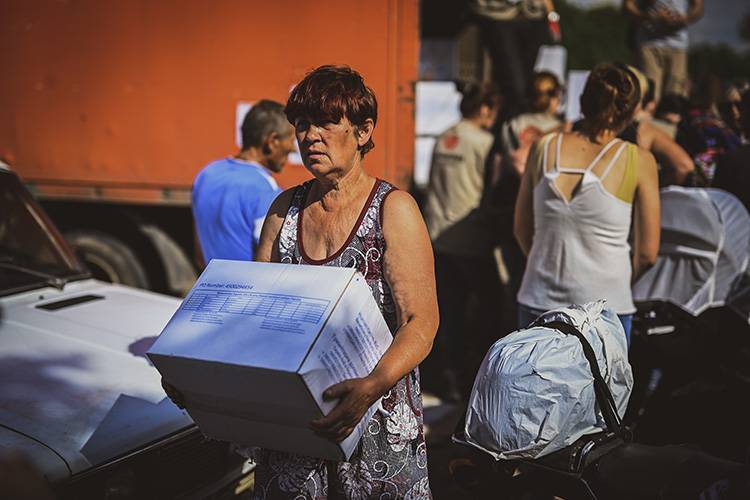 Ukrayna'daki Pavlivka köyünde evler kullanılamaz hale geldi 3